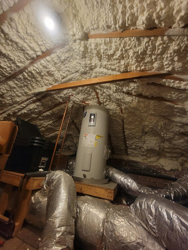 New Insulation around Water heater